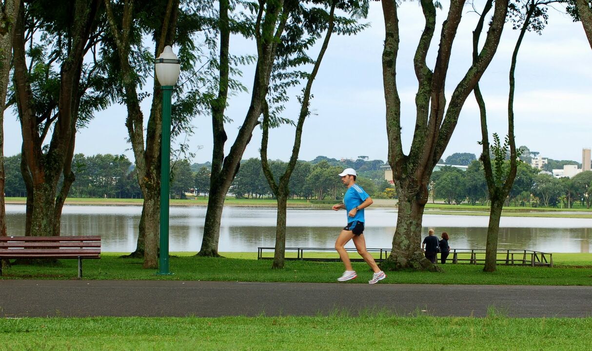 Correr en el parque es más fácil que correr sobre asfalto, lo principal es elegir la ropa y el calzado adecuado