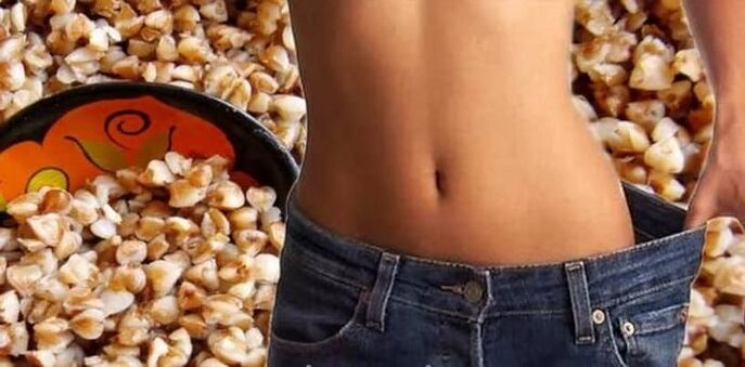 el resultado de perder peso con una dieta de trigo sarraceno