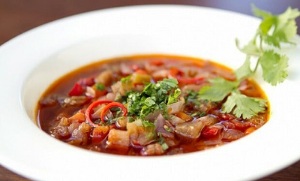 sopa de verduras para la dieta de 6 pétalos
